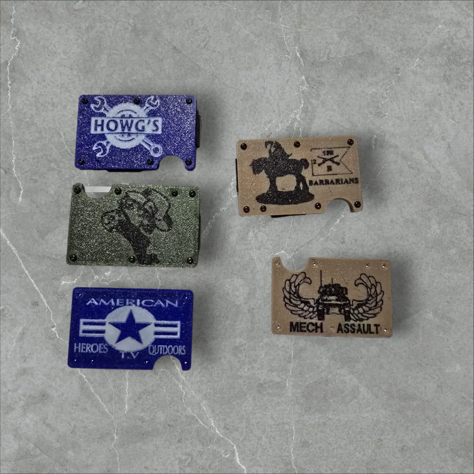 Personalized 3d printed Minimalist wallet (photo 1 of 10)